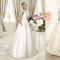 Атласні весільні сукні – казково гарне вбрання Сукні з мереживним верхом та атласною спідницею